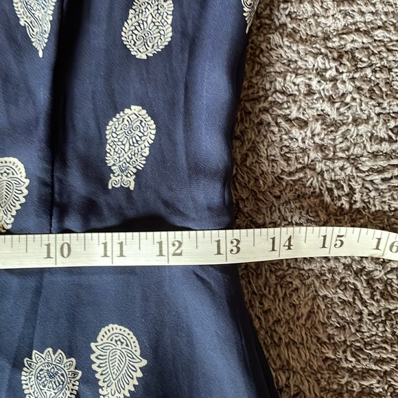 Cupcakes and Cashmere Dress Blue White “Velina” Women’s Sz: 0 (XS) - Picture 11 of 12